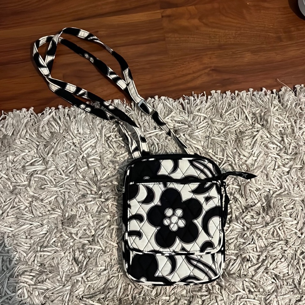 Black and White Vera Bradley Satchel